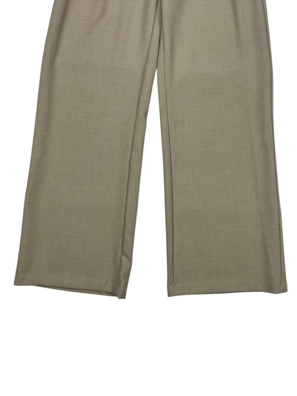 Abercrombie & Fitch A&F Sloane Tailored Wide Leg Pant XXS Short Cream NEW - Picture 9 of 12